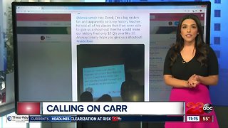 Students ask Derek Carr to retweet Tweet to get out of tough exam