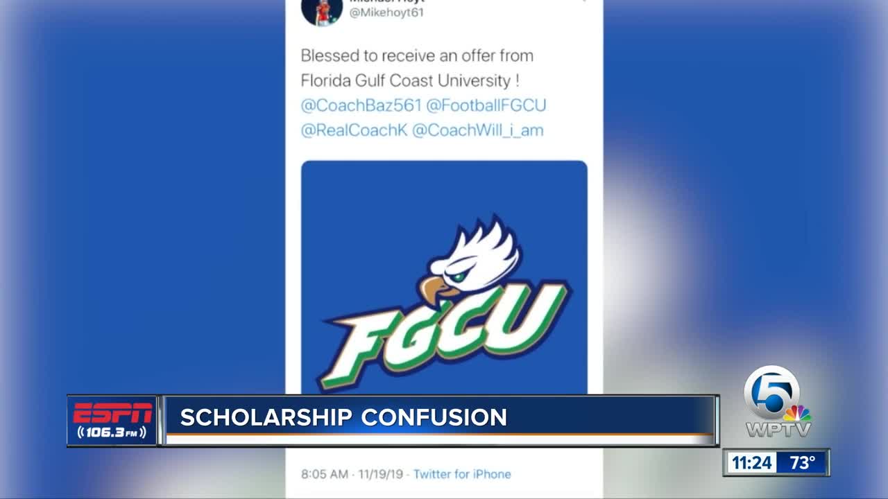 FGCU scholarship confusion 11/21