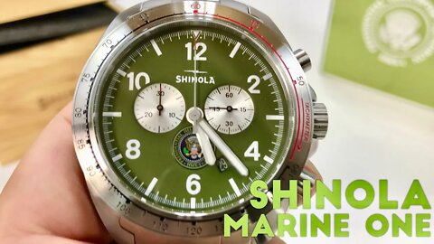 Shinola Marine One HMX-1 Limited Edition Rambler Tachymeter Watch Review