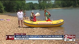 High water perception hurting businesses