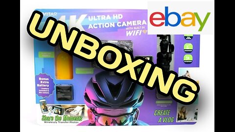 Unboxing & Trying of the Vivitar 923 EIS 4K Ultra HD Action Camera {Allegedly Bought New on EBay}