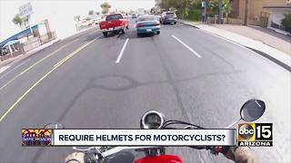Debate continues over Arizona motorcycle helmet law