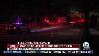 1 person fatally struck by train in West Palm Beach