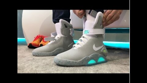 We wear - test the Self-Lacing NIKE MAG. It's Awesome!!