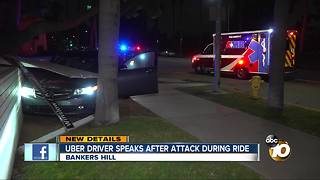 Uber driver speaks after attack during ride