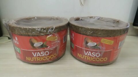 2x Vaso Fibra de Coco Nutricoco nº 2