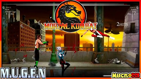Frost & Johny Cage Vs. Sonya & Sang - Mortal Kombat M.U.G.E.N