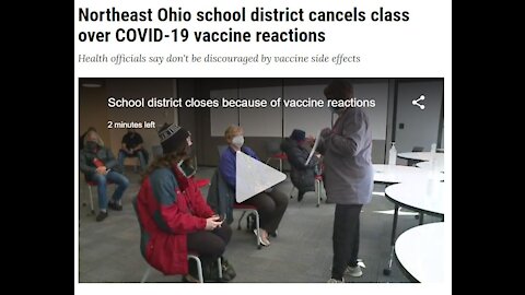 Northeast Ohio school district cancels class over COVID-19 vaccine reactions