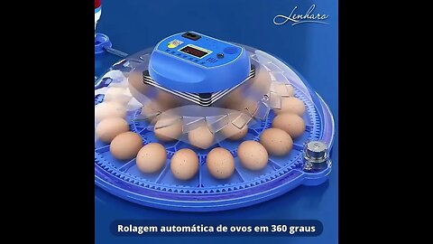 Revolução na Criação de Aves: Chocadeira 52 Ovos 110v com Controle Digital, Rolagem Automática e +