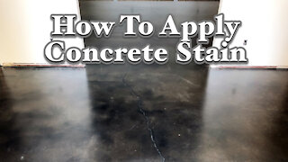 👊 How To Apply Concrete Stain