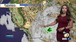 10News Pinpoint Weather with Meteorologist Angelica Campos