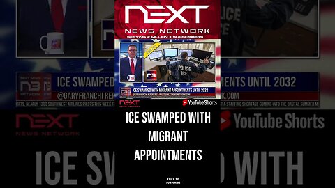 ICE Swamped with Migrant Appointments Until 2032 #shorts