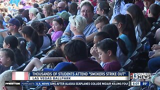 Las Vegas Aviators host 'Smokers Strike Out' event with local students