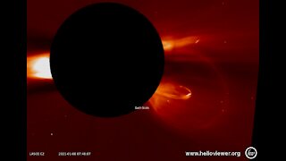 Another solar flare occurred today.The filament loop ejected