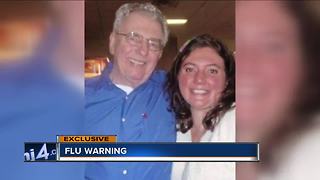 Family and friends honor father and daughter who died from flu