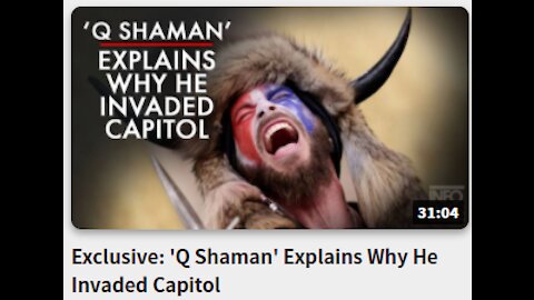 Exclusive: 'Q Shaman' Explains Why He Invaded Capitol