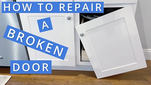 How To Fix & Repair A Broken Door Hinge Hole That Attaches The Hinge To Your Door | DIY Project