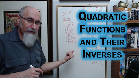 Quadratic Functions and Their Inverses, Introduction and Explanation, Graphing Parabolas [ASMR Math]