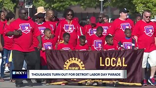 Thousands turn out for Detroit Labor Day parade