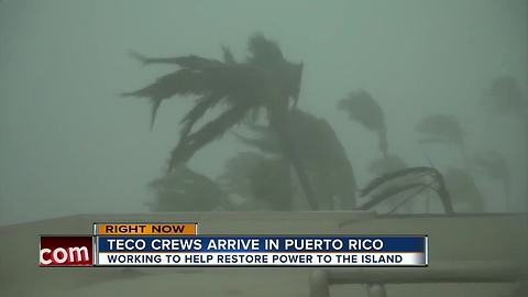 TECO workers head to Puerto Rico to help restore power months after Hurricane Maria