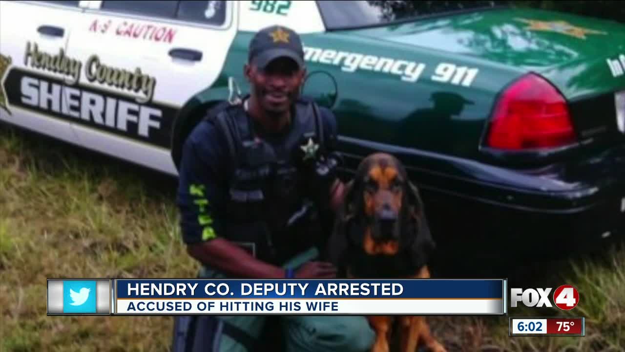 Hendry County deputy arrested for domestic violence