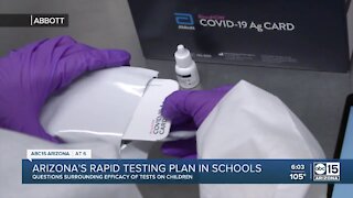 COVID-19 Rapid tests intended for Arizona schools have not been tested on children, experts say