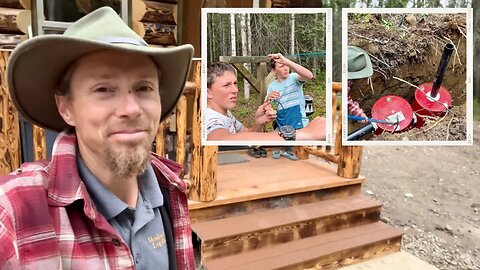 Log Home Steps // Off Grid RV Septic System // DIY Amish Clothesline