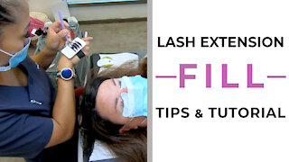 Lash Extension FILL | Tips & Tutorial 🤩