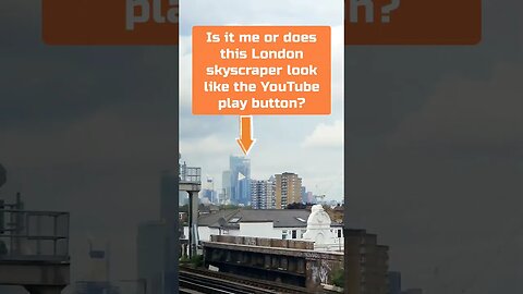 Strange sighting on London skyline #shorts