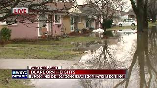 Flooded neighborhoods have homeowners on edge