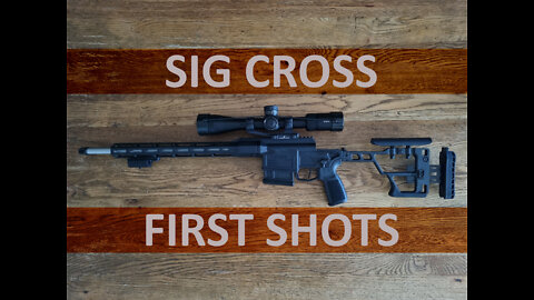 Sig Sauer Cross Bolt Action Rifle 6.5 Creedmoor Accuracy Test with Factory Ammunition