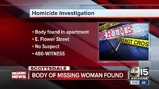 Woman missing from Scottsdale found dead in Phoenix