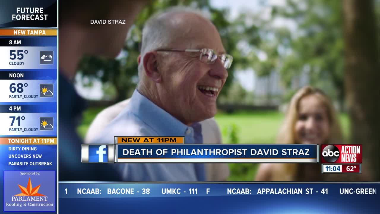 David Straz dies at 77