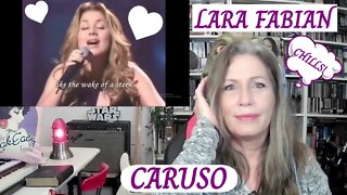 LARA FABIAN Reaction - CARUSO Live (MAGNIFICO!) TSEL #reaction