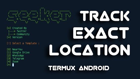Track Exact location using a Link | Termux Android