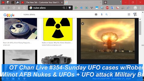 Sunday UFO cases w/Robert & Co. Nuke AFB UFOs + Military attacked in Brazil by UAP]-OT Chan Live#354