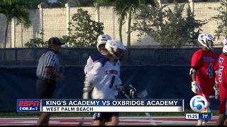 Oxbridge Academy defeats King's Academy lacrosse 3/29