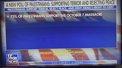 ALL “Palestinians” support Hamas’ October 7th crimes