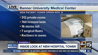 An inside look at Banner University Medical Center's newest tower set to open in November