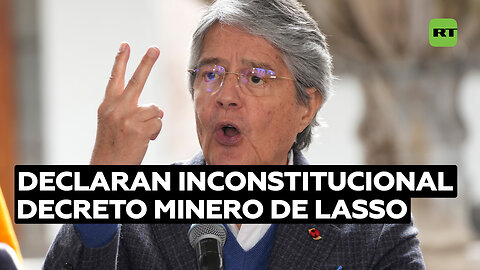 Corte de Ecuador declara inconstitucional decreto minero de Guillermo Lasso