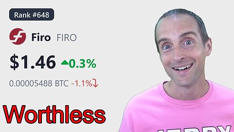 FIRO is a Dying Privacy Coin! Honest Crypto Review and Price Prediction (Formerly zCoin) $FIRO