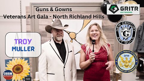 Troy Muller, New Century Art Guild - Guns & Gowns Veteran Art Gala #DFW 2023