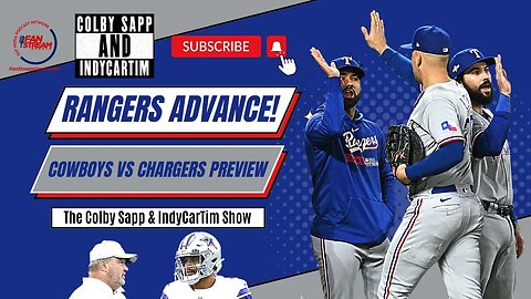 Colby Sapp & IndyCarTim 10/11: Rangers Sweep O's; Advance to ALCS | Cowboys Suck Again