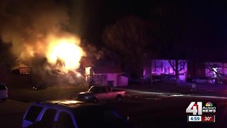 Teen hospitalized after Olathe house fire