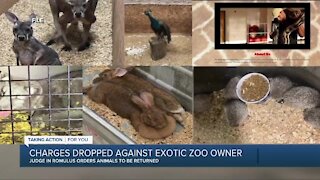 Charges dropped against exotic zoo owner