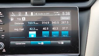2019-2022 Honda Insight: Using the trip computer