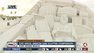 32nd annual American Sand-sculpting Championship - 7am live report