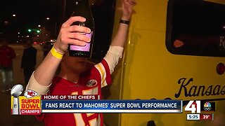 Fans react to Mahomes' Super Bowl performance