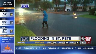 Tropical Storm Nestor causes flooding in St. Pete's Shore Acres