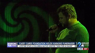 Casey Cares Foundation holds karaoke fundraiser